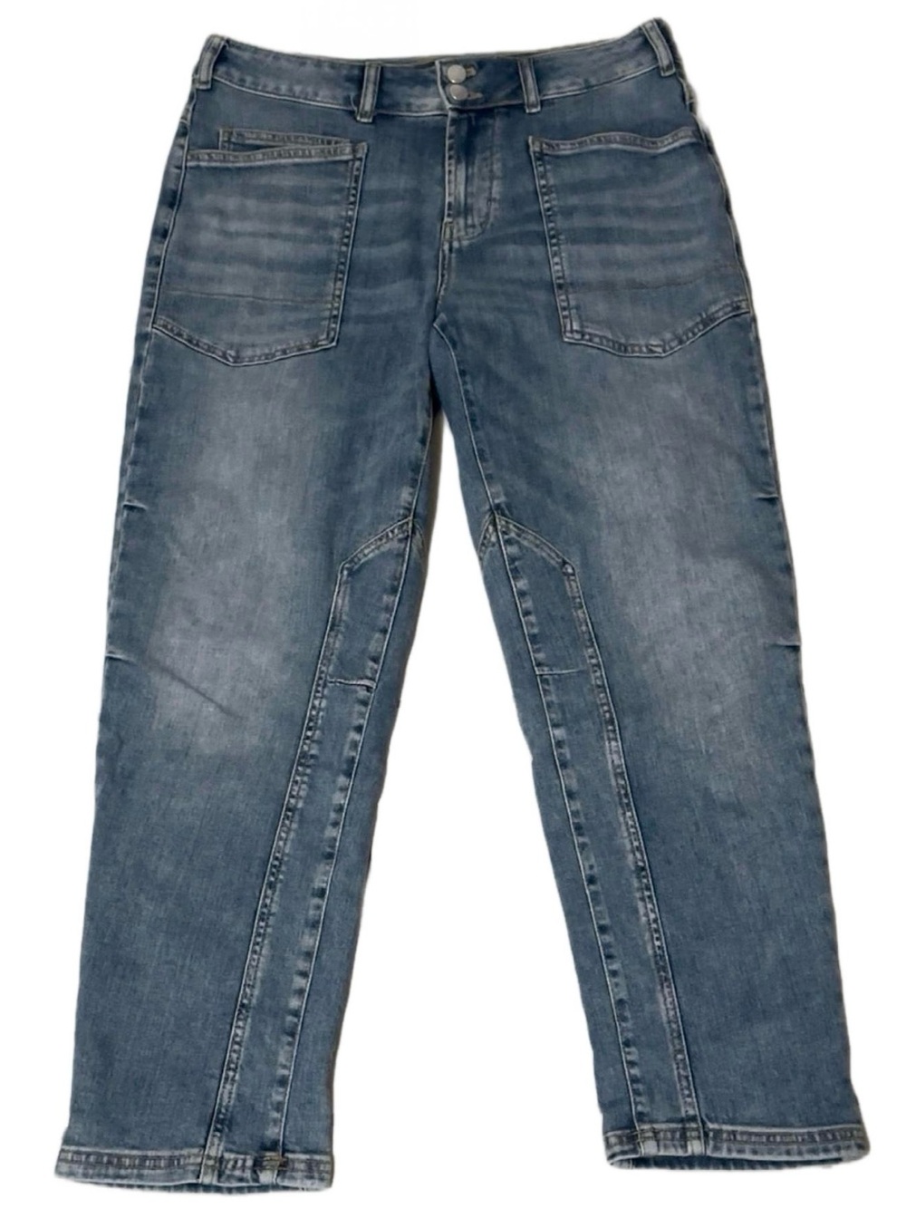 Pilcro Relaxed Fit Jeans in Washed Blue